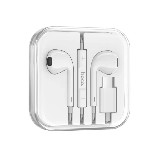 HOCO MANOS LIBRE M101 CRYSTAL JOY TIPO C BLANCO